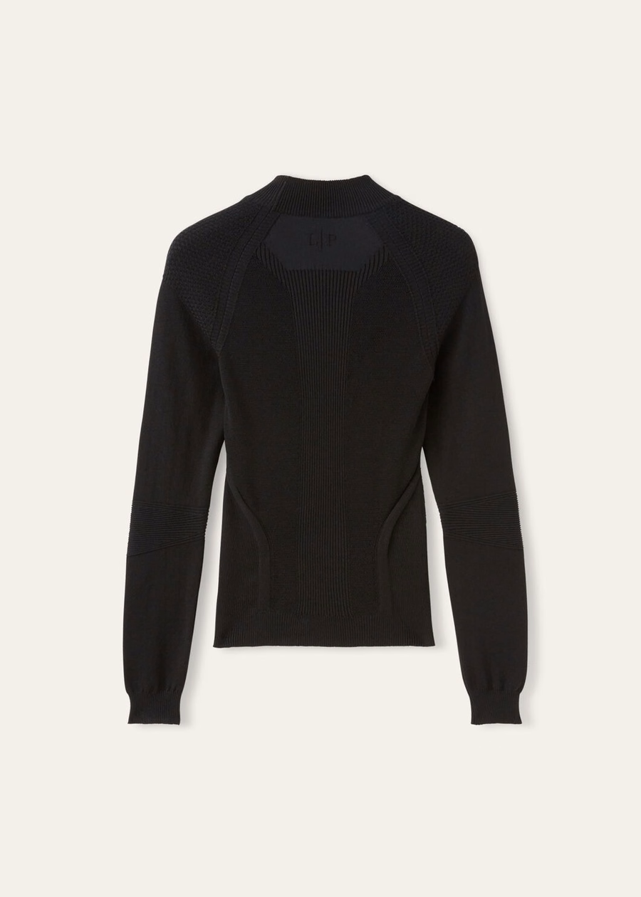 Lagorai Turtleneck Silk Black Sand
