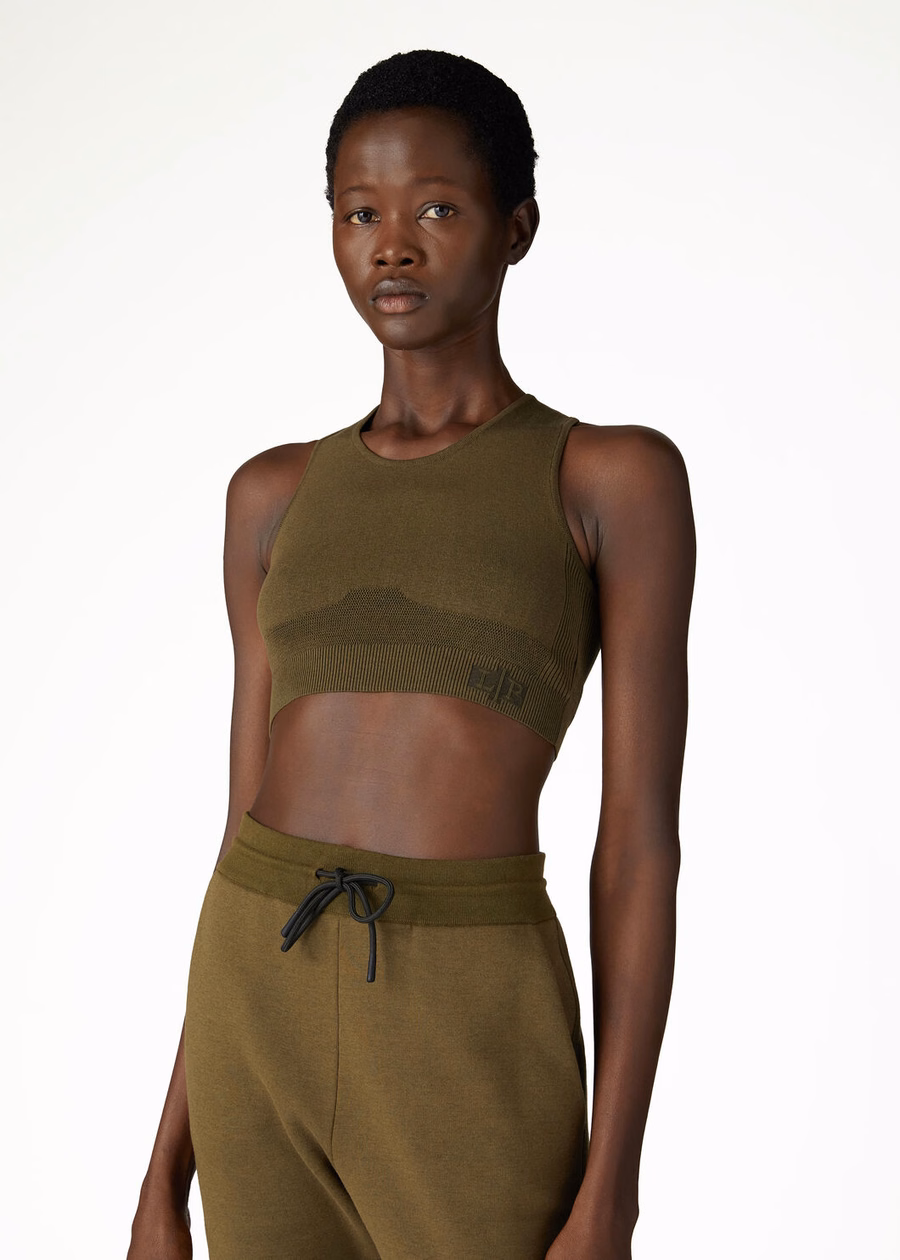 Lagorai Silk Kale Bralette