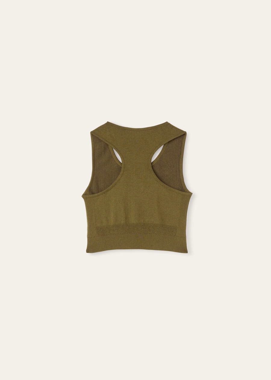 Lagorai Silk Kale Bralette