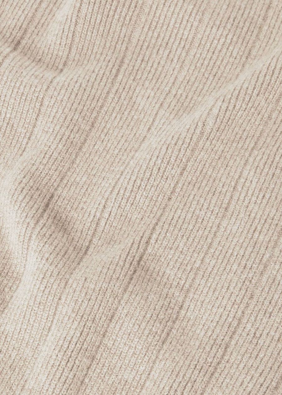 Cervatto V-neck Baby Cashmere Ivory Lace Melange/Nutmeg See Melange