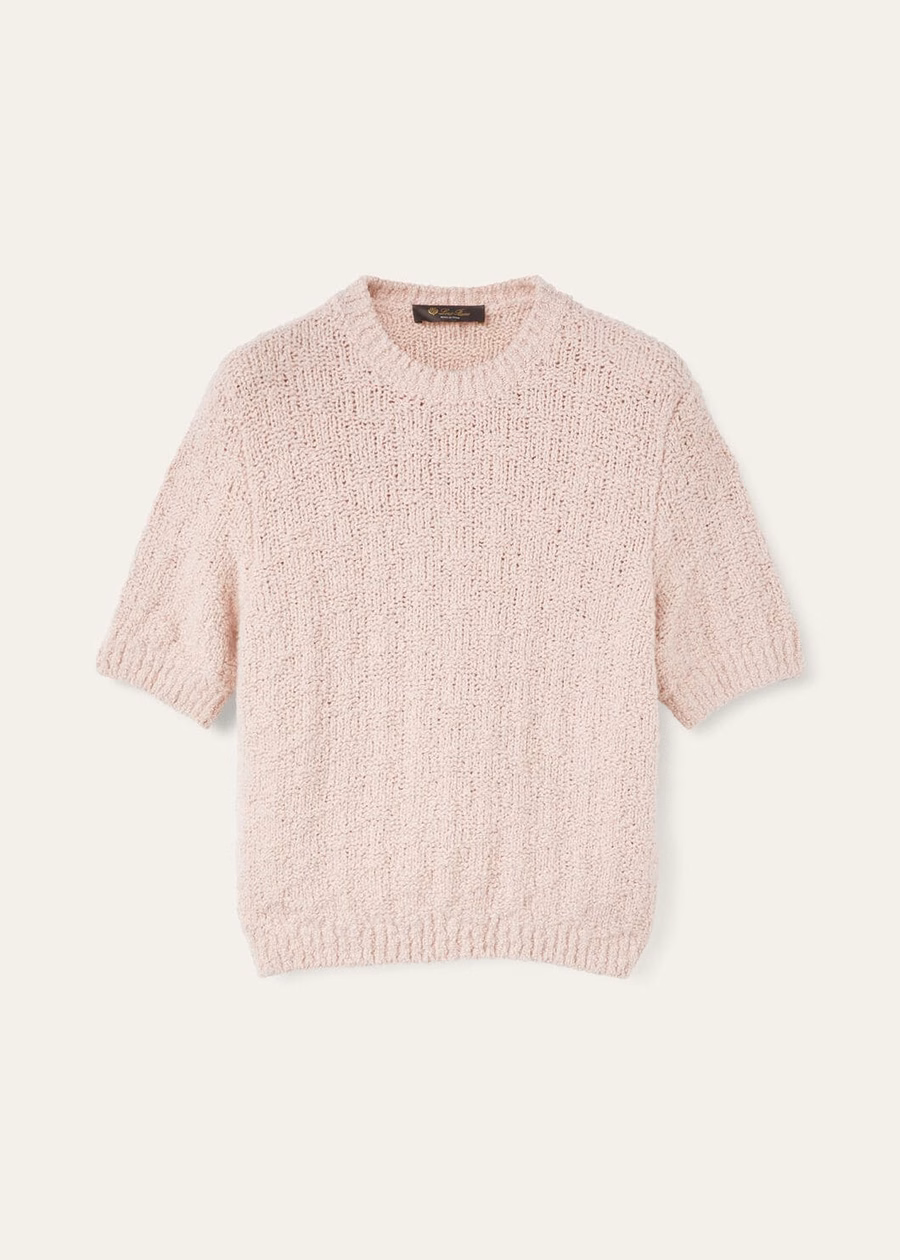 Folecchio Silk Cashmere Silver Peony Sweater