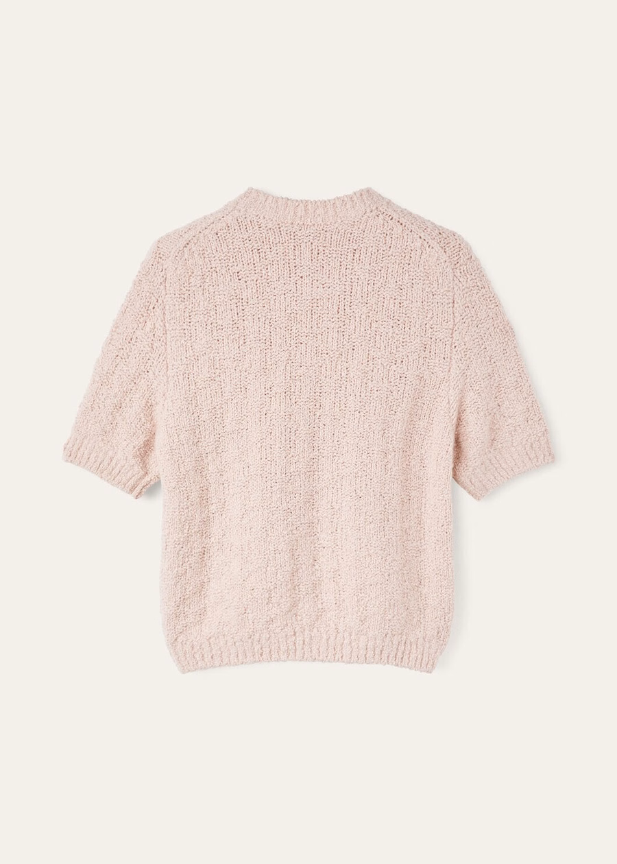 Folecchio Silk Cashmere Silver Peony Sweater