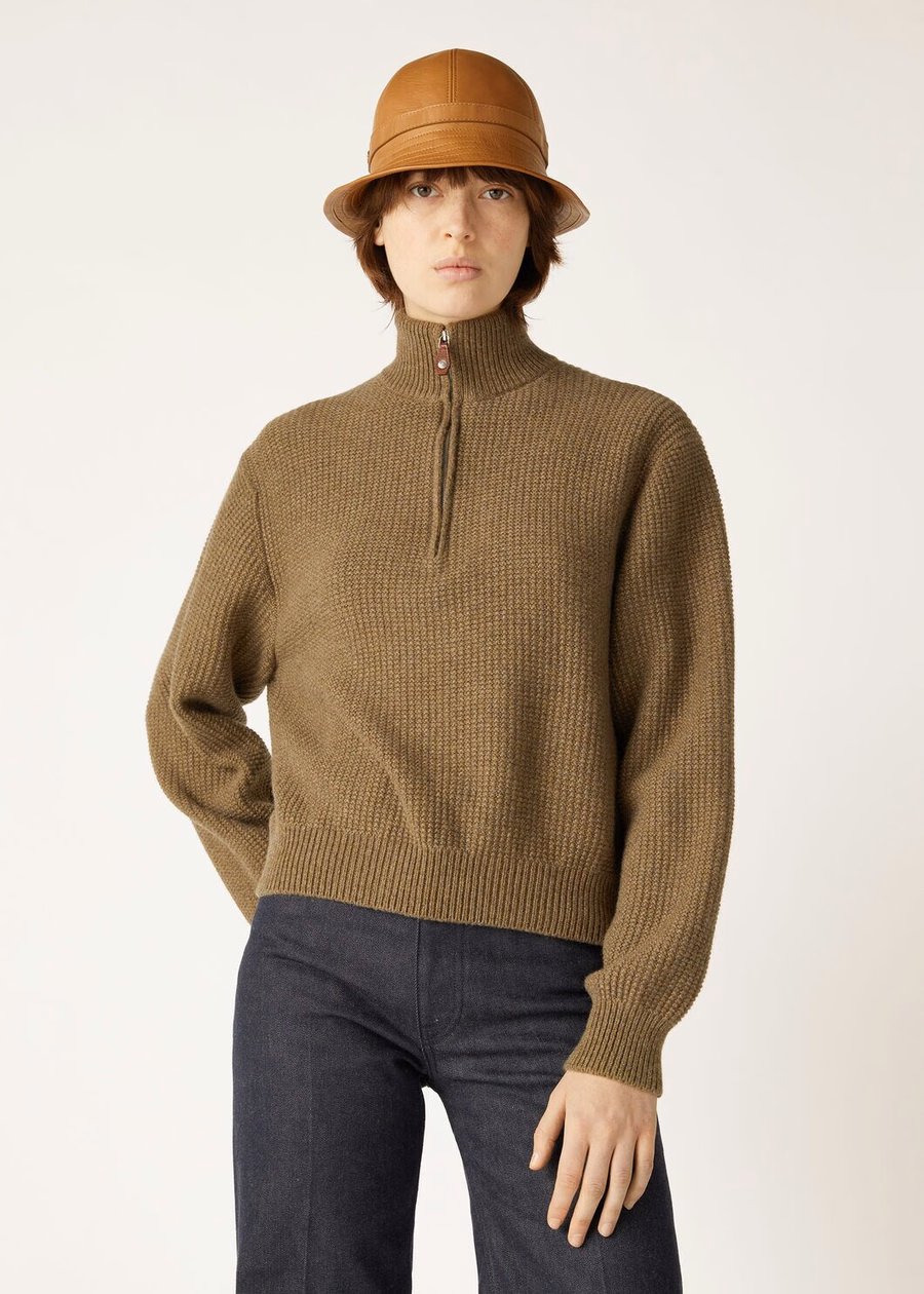 Fobello Baby Cashmere Tundra Melange Sweater