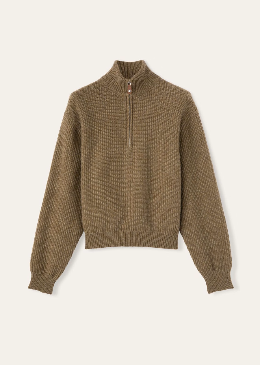 Fobello Baby Cashmere Tundra Melange Sweater