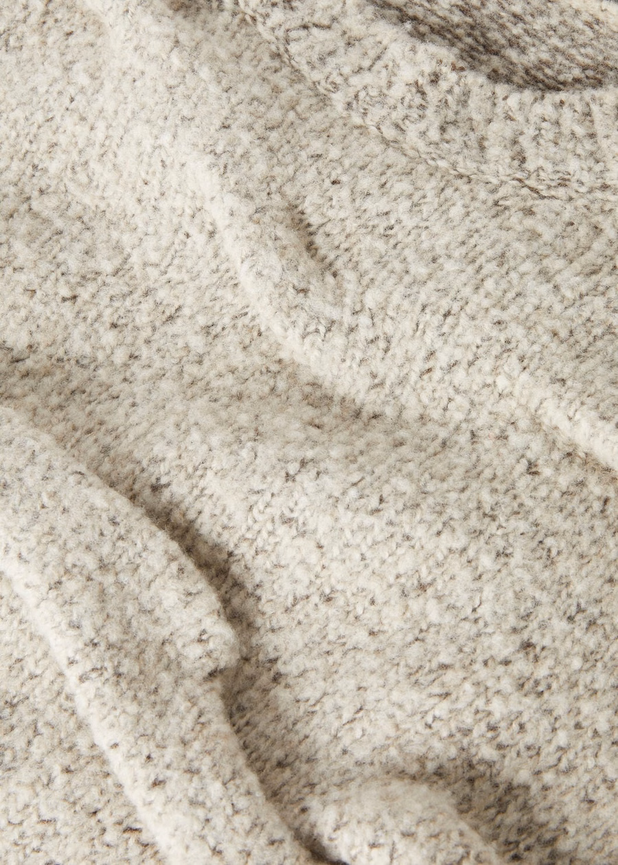 Alpe Faller Crewneck Pecora Nera® Cloudy Melange/Cherrywood Salt