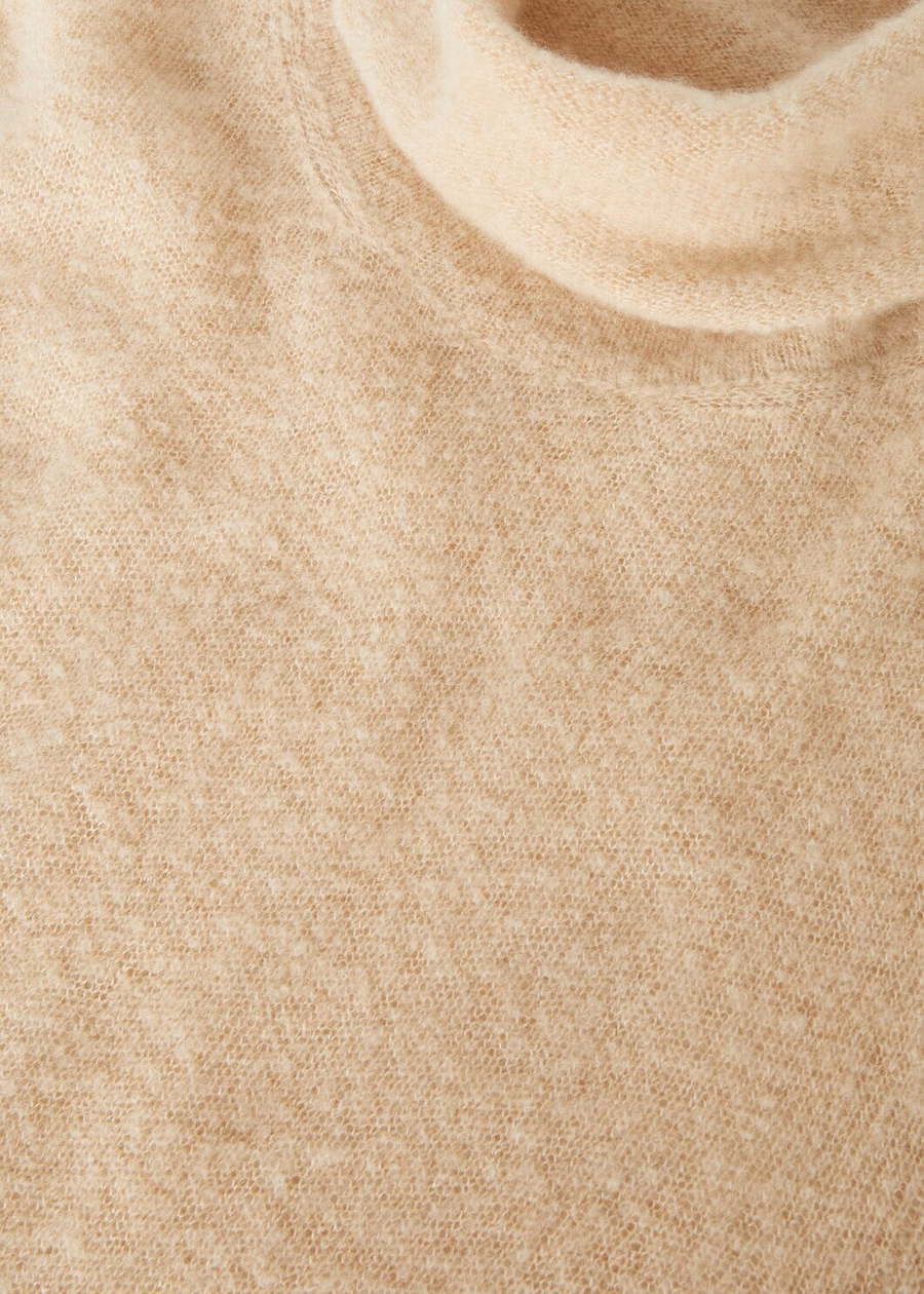 Cocooning Turtleneck Silk Cashmere Sunset Sienna