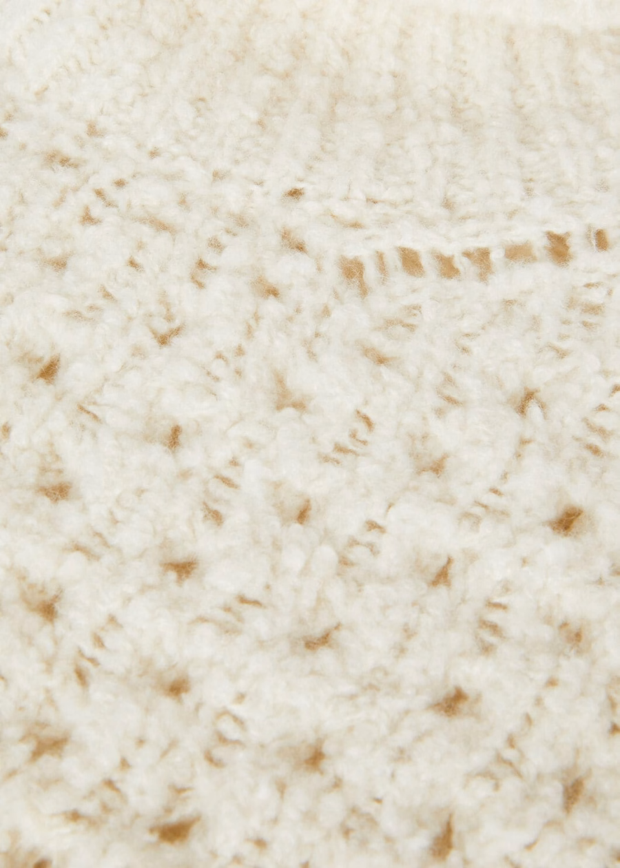 Cocooning Turtleneck Cashmere White Snow