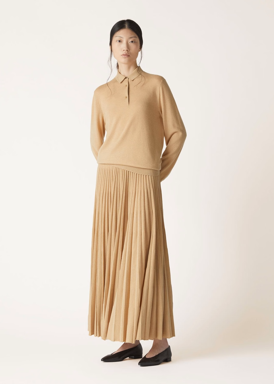Firefly Cashmere Clear Gold Polo T-Shirt