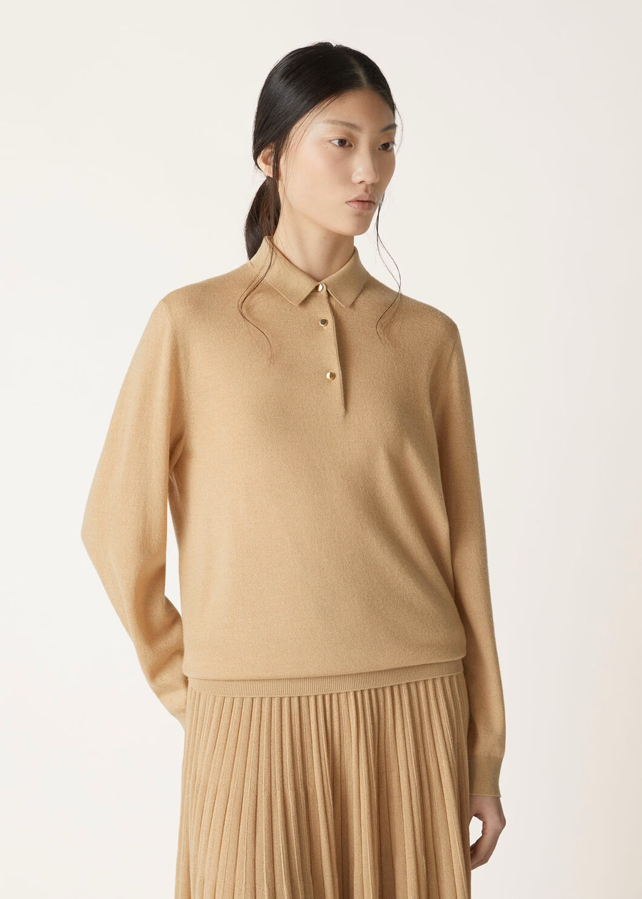 Firefly Cashmere Clear Gold Polo T-Shirt