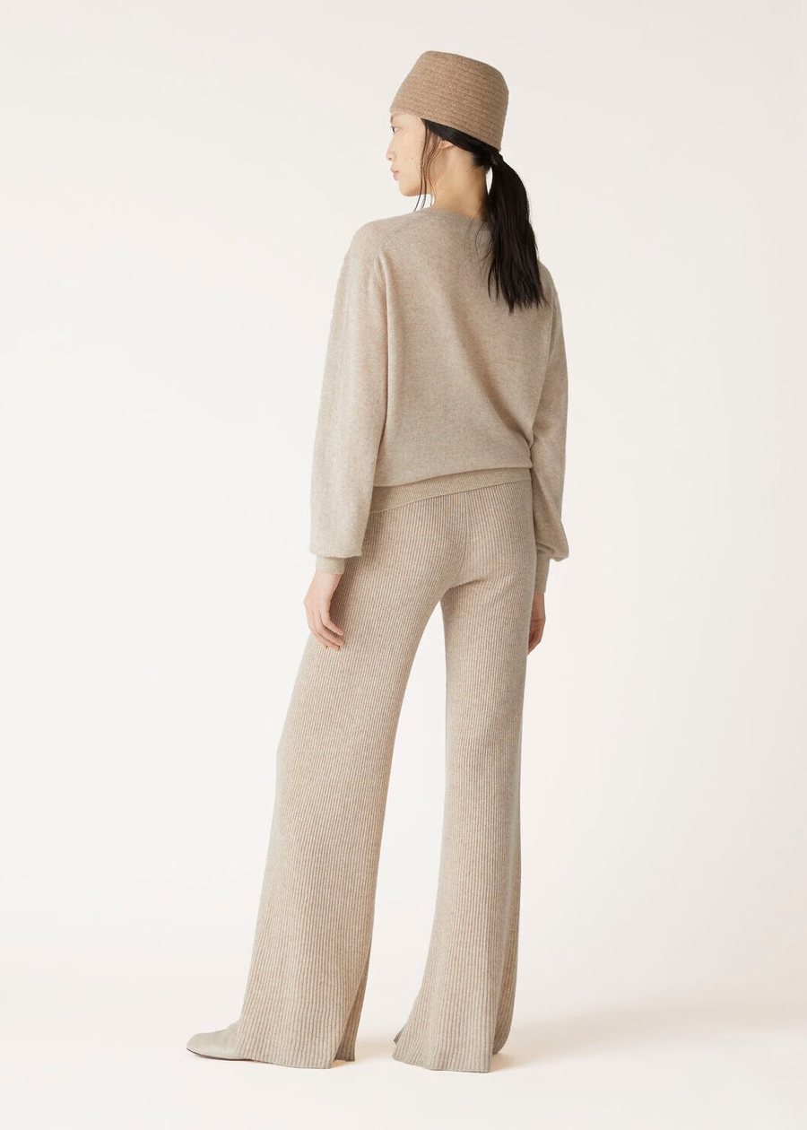 Silk Cashmere Seeds Camino Crewneck