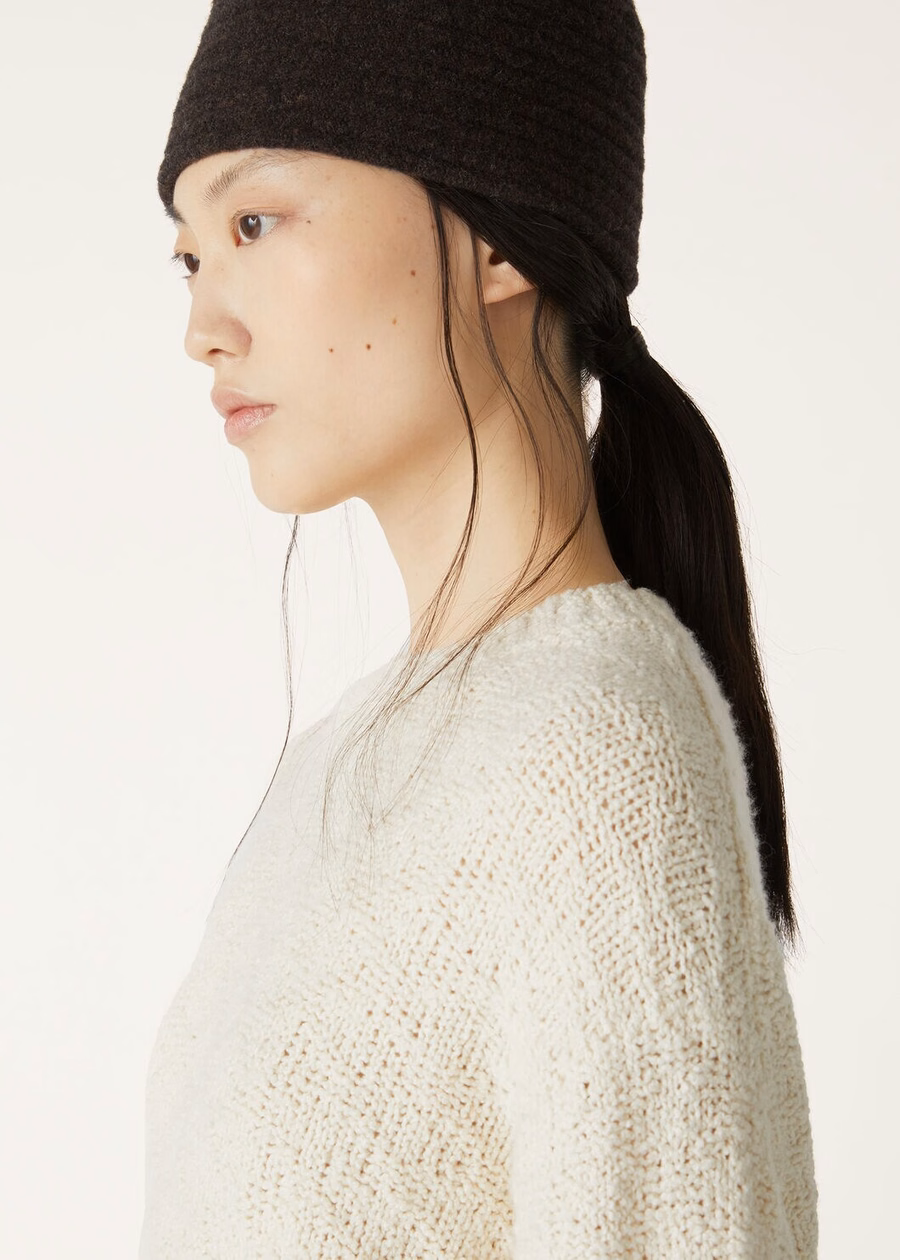 Folecchio Crewneck Nougat Silk Cashmere