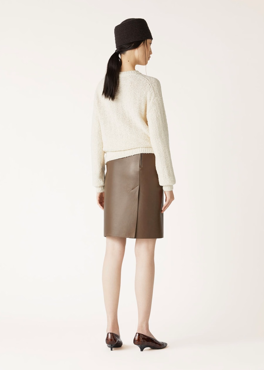Folecchio Crewneck Nougat Silk Cashmere