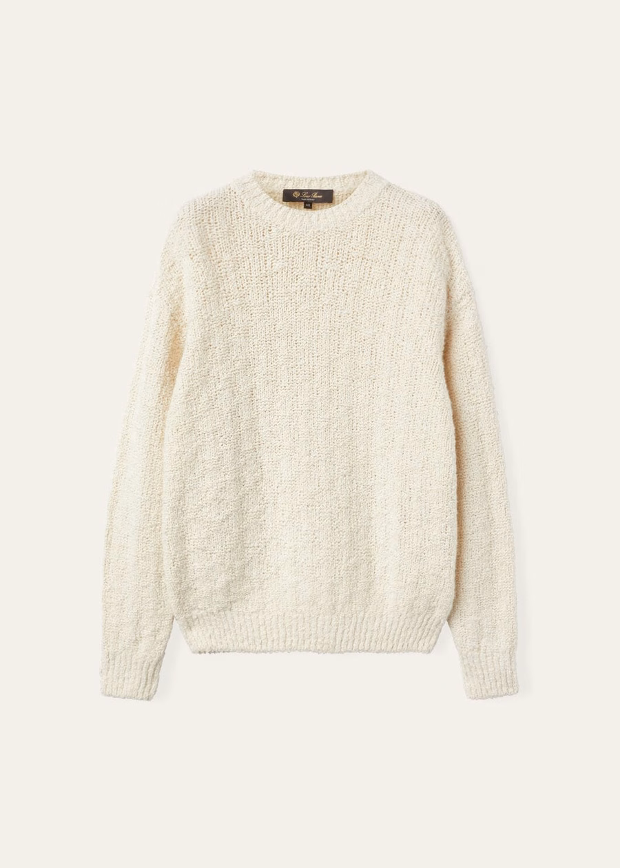 Folecchio Crewneck Nougat Silk Cashmere