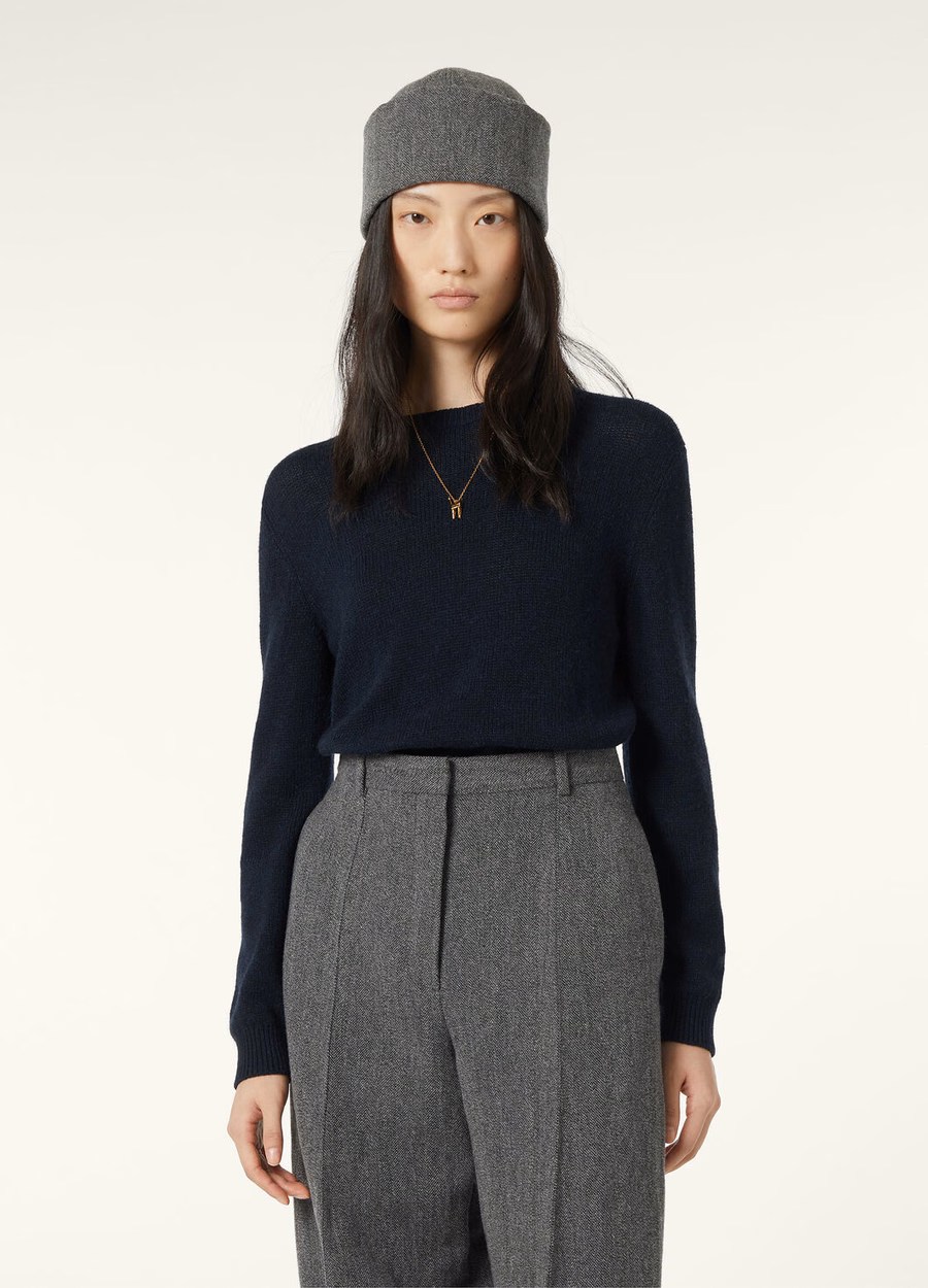 Fobello Crewneck Baby Cashmere Balzello Melange