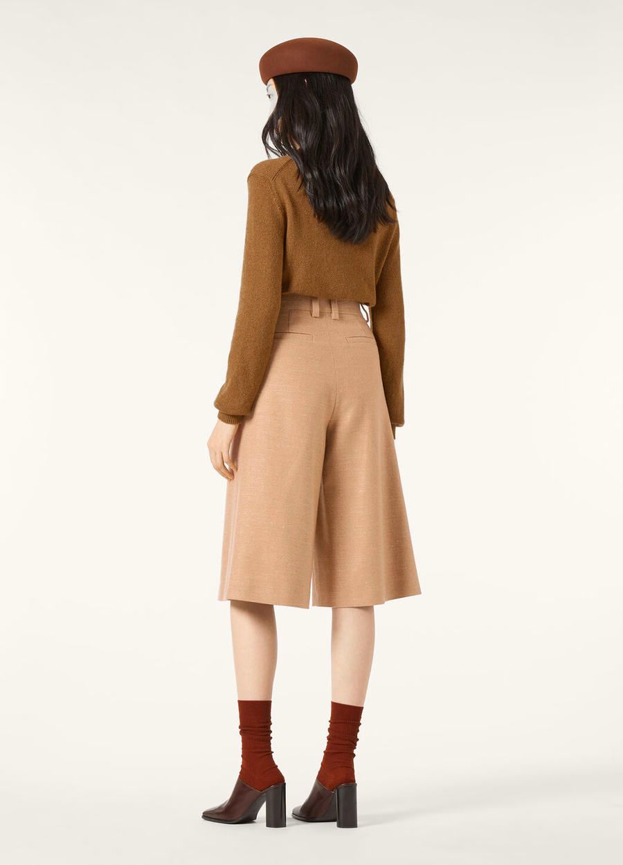 Fobello Crewneck Baby Cashmere Camel Oasis Melange