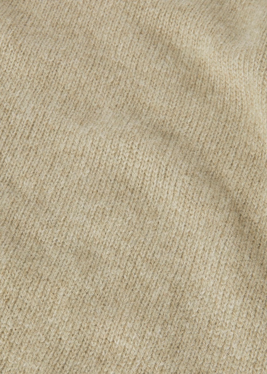 Fobello Crewneck Baby Cashmere Coriander Seed Melange