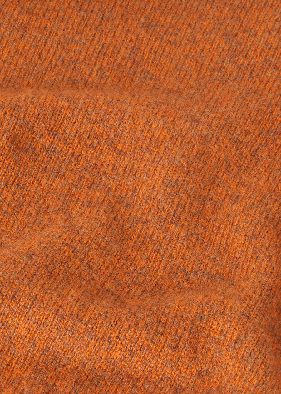 Mastallone Turtleneck Virgin Wool Siena/Hazelnut