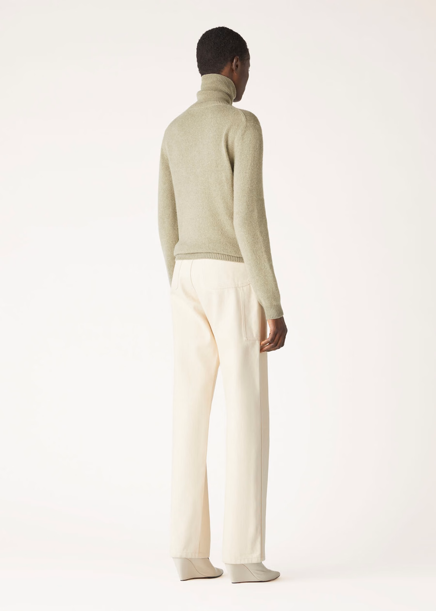 Fobello Turtleneck Baby Cashmere Coriander Seed Melange