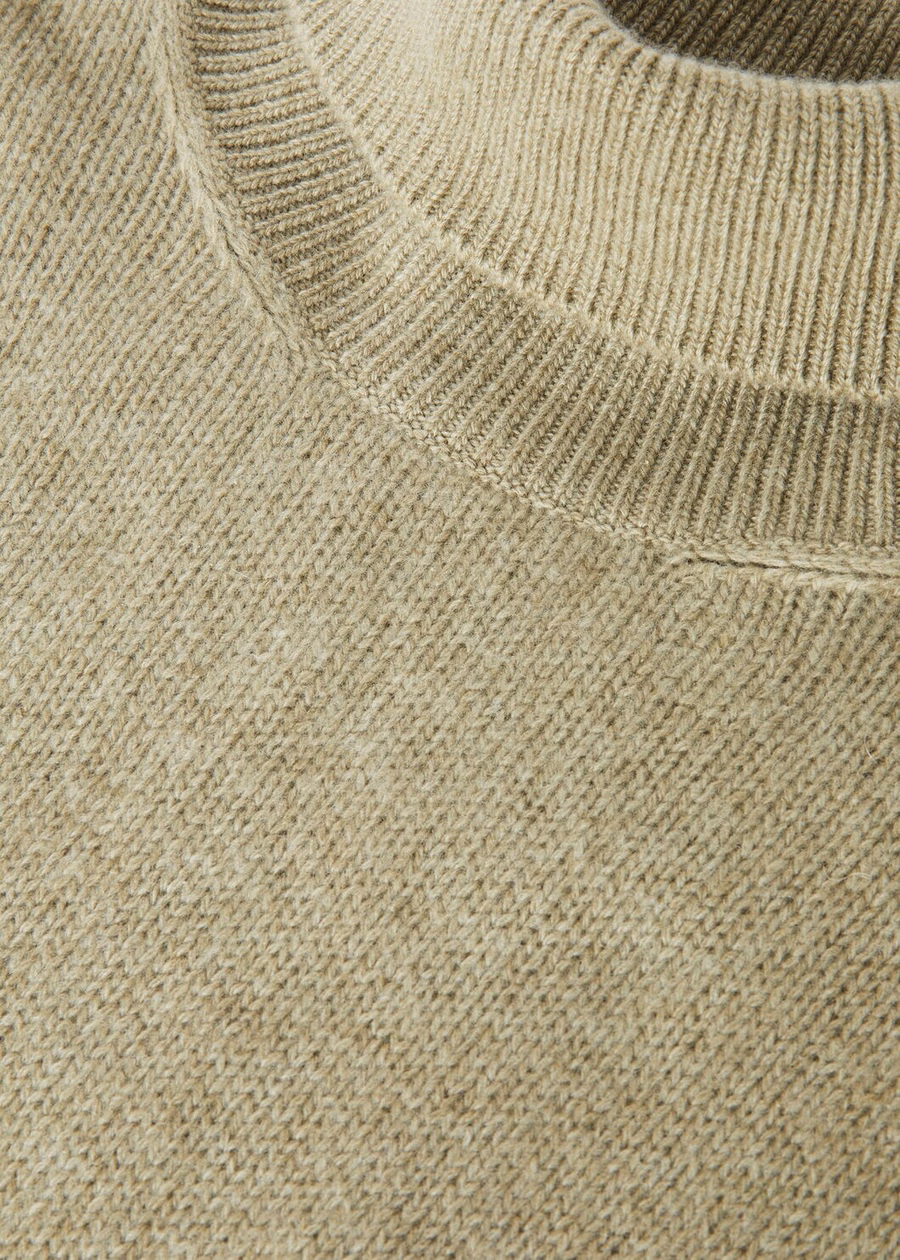 Fobello Turtleneck Baby Cashmere Coriander Seed Melange