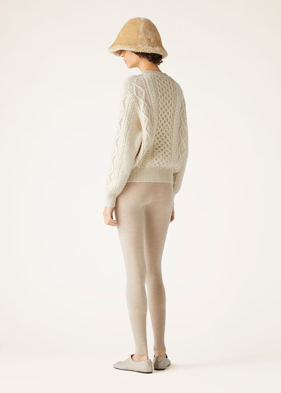 Valduggia Crewneck Cashmere Pale Latte