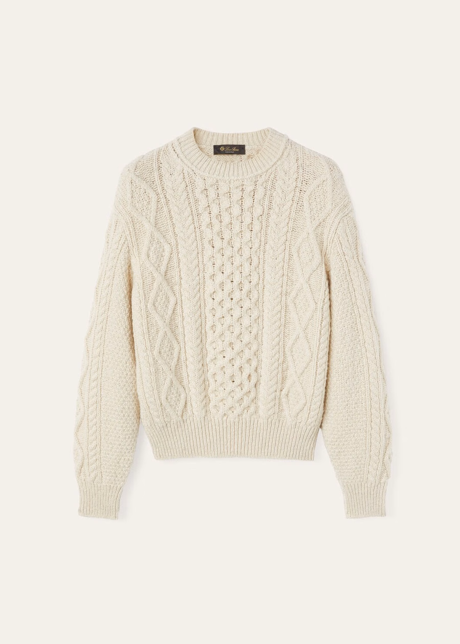 Valduggia Crewneck Cashmere Pale Latte