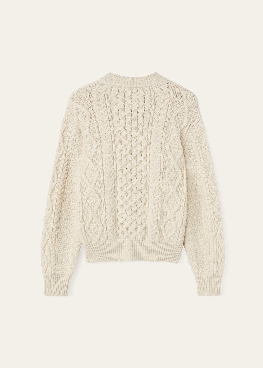 Valduggia Crewneck Cashmere Pale Latte
