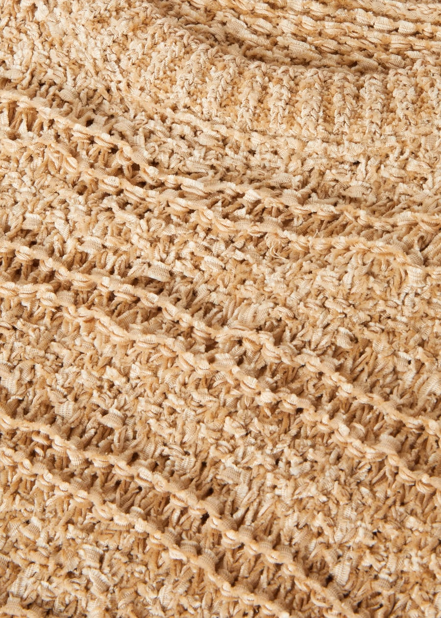 Val D'egua Crewneck Silk Gold Sand