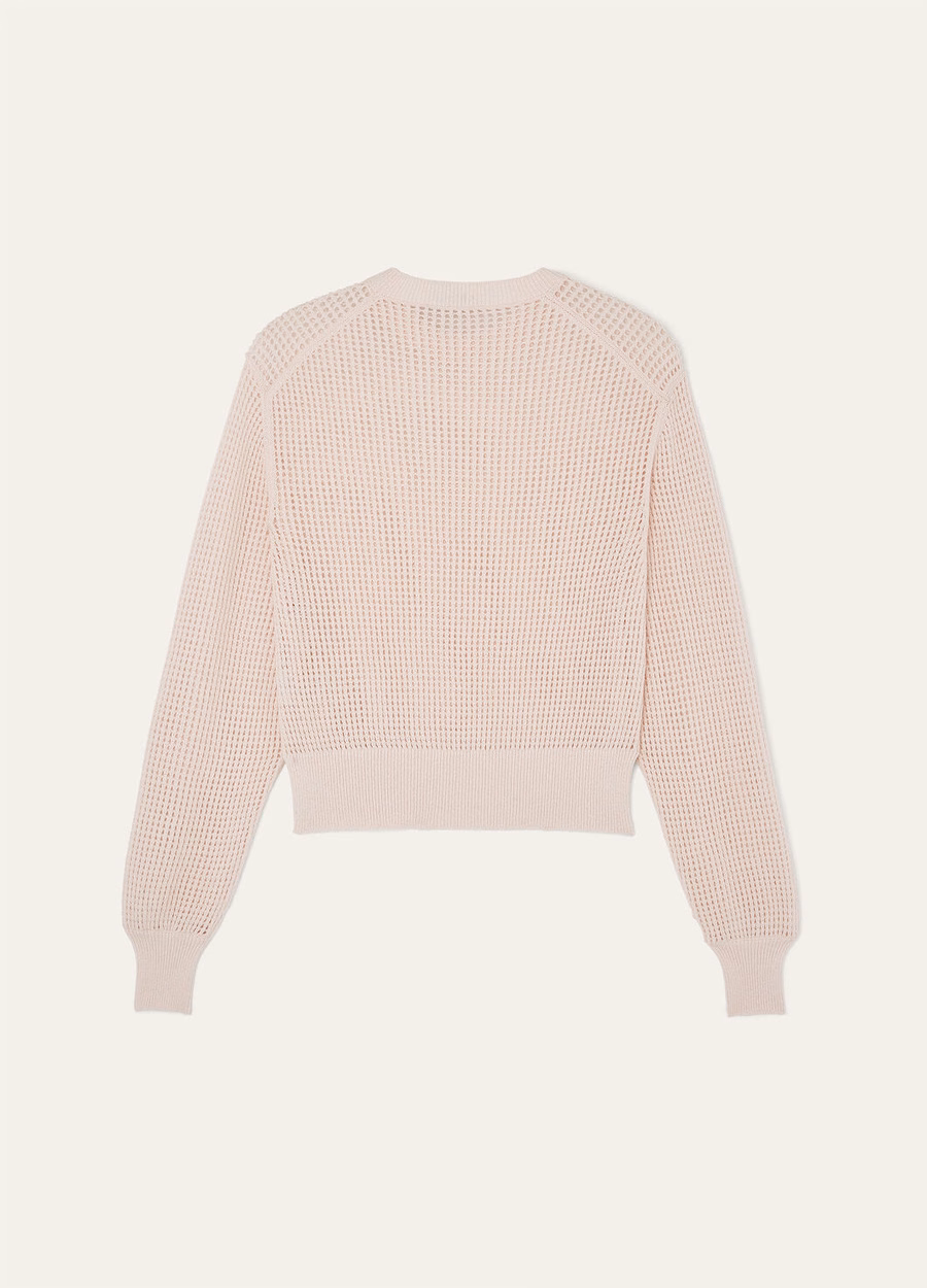 Lenno Cashmere Crewneck Oleander Petal