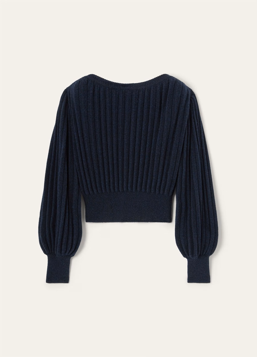 Fobello Baby Cashmere Balzello Melange Sweater