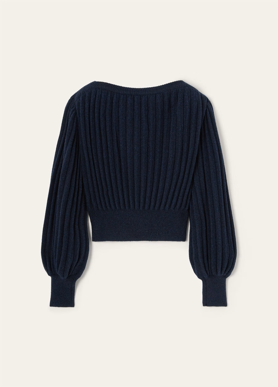 Fobello Baby Cashmere Balzello Melange Sweater
