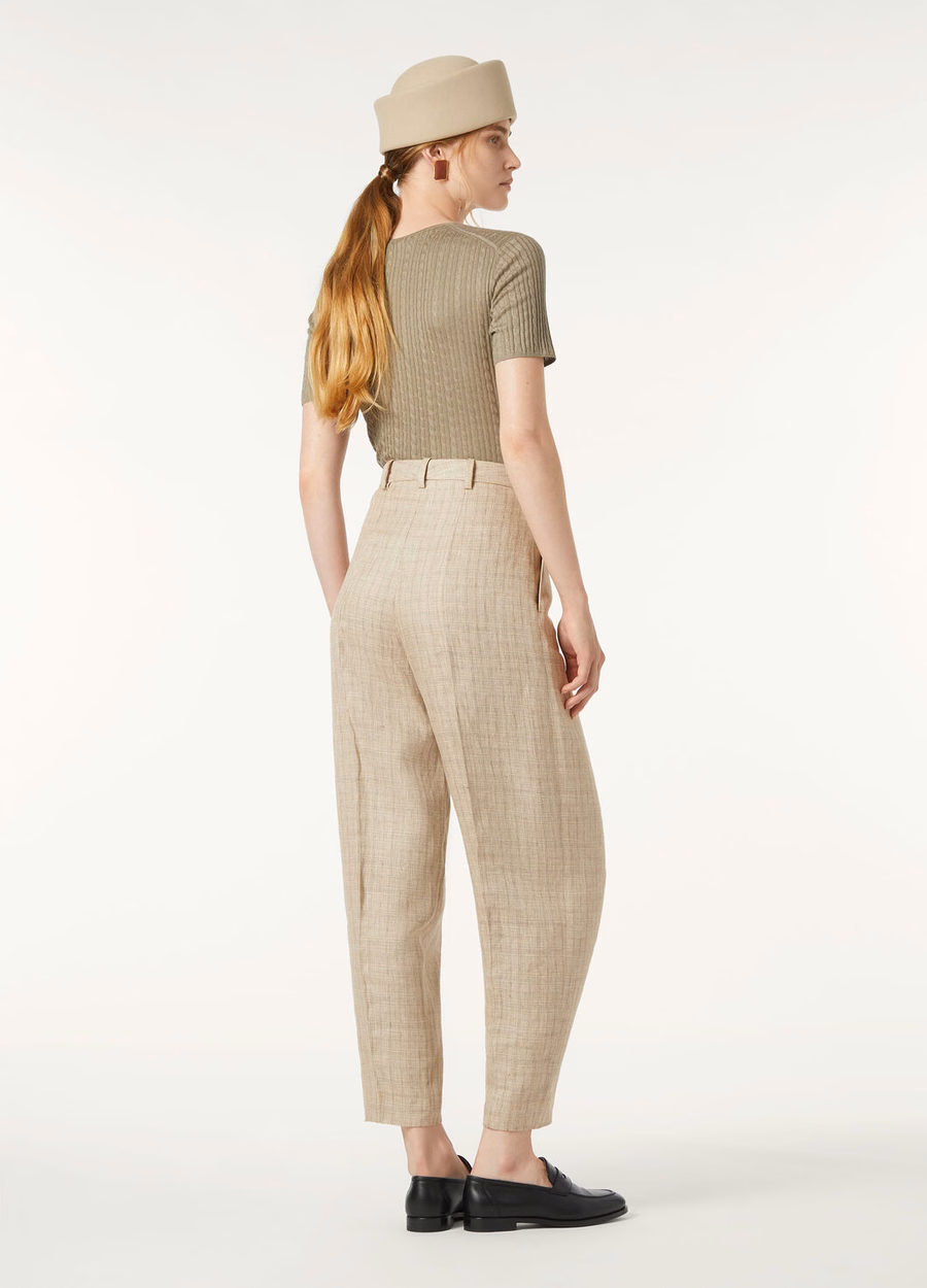 Rimella Crewneck Silk Cashmere Dried Tarragon