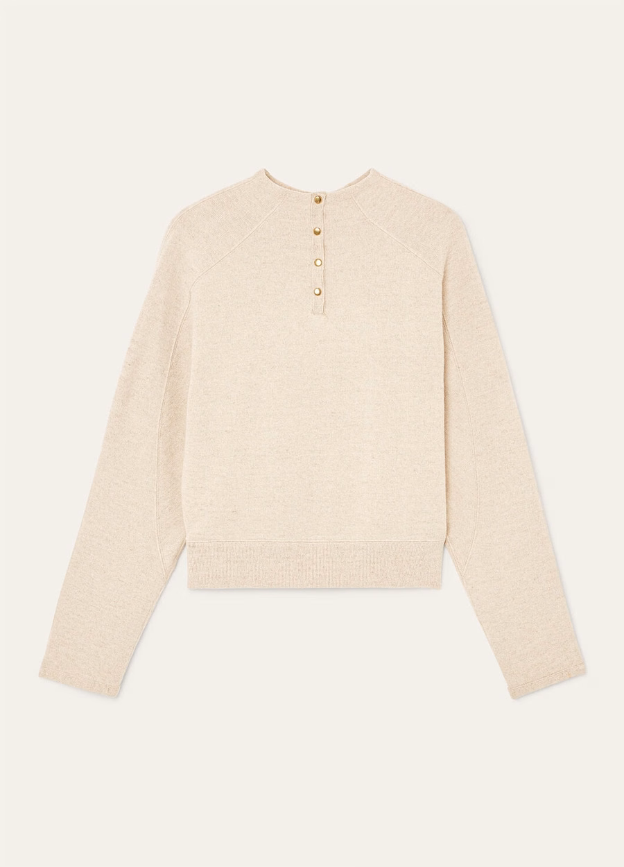 Brienno Hemp Cotton Cashmere River Rocks Sweatshirt