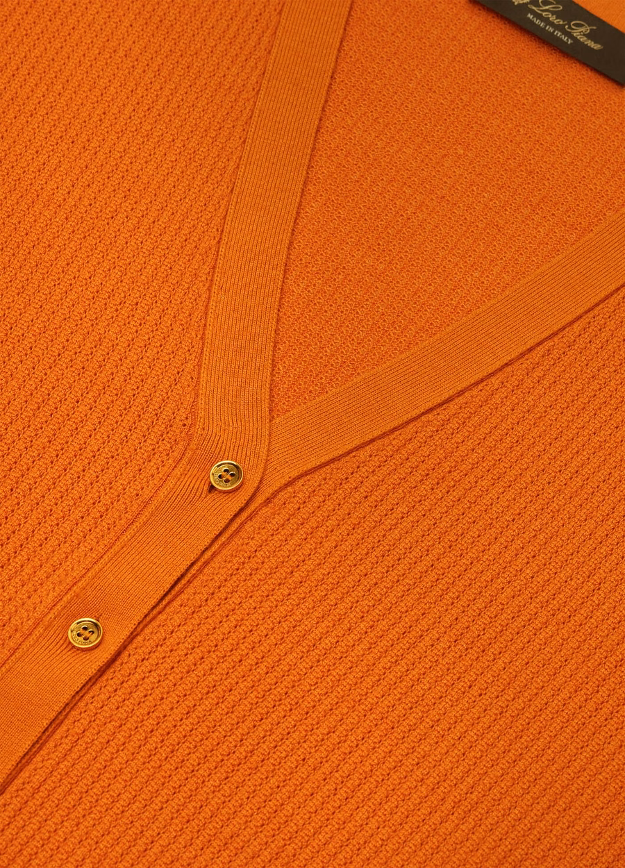 Royal Lightness Orange Poppy Cardigan