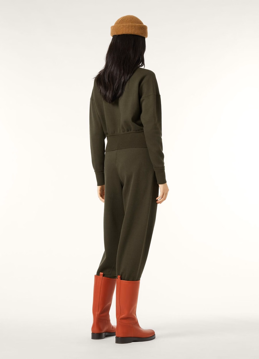 Viera Cotton Silk Cashmere Sweatshirt Pine Grove