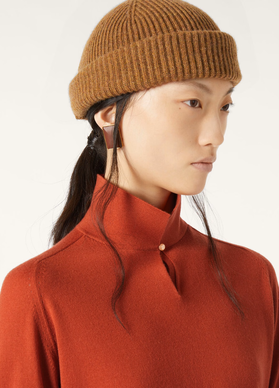 Neo Piuma Cashmere Red Geranium polo shirt