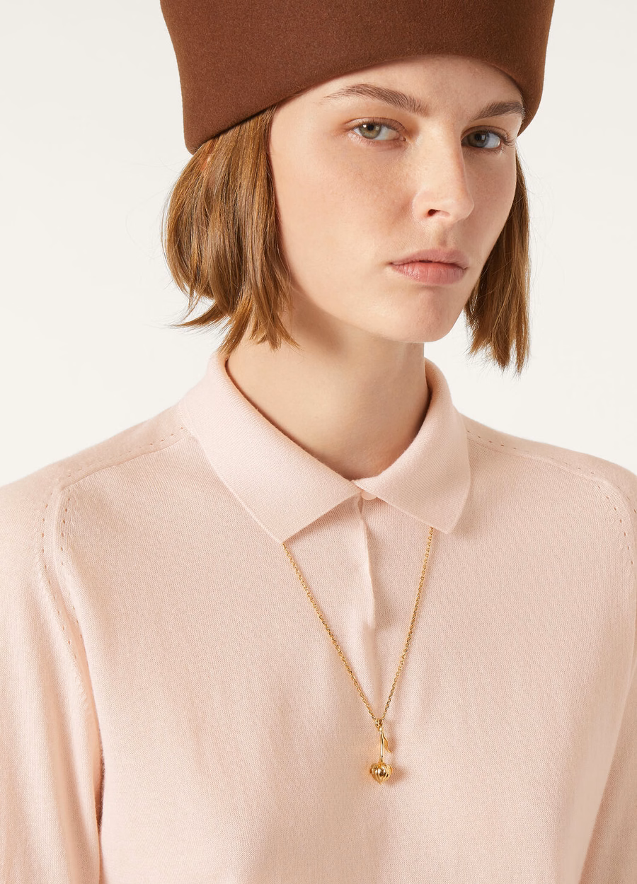Neo Piuma Cashmere Soft Pinkish Polo Shirt