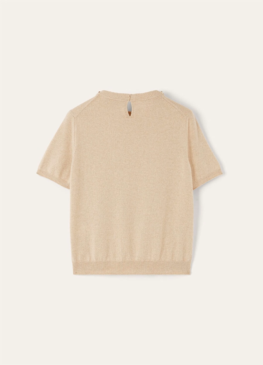 Classic Baby Cashmere T-Shirt Natural Melange