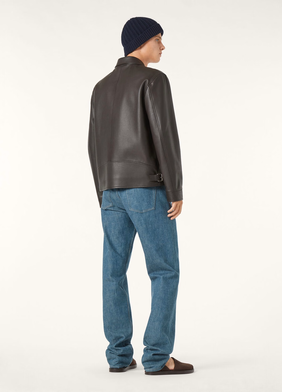 Gail Caviar Calfskin Blouson