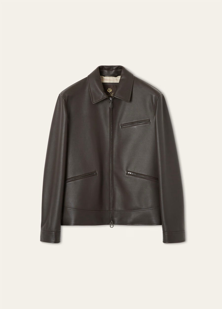 Gail Caviar Calfskin Blouson