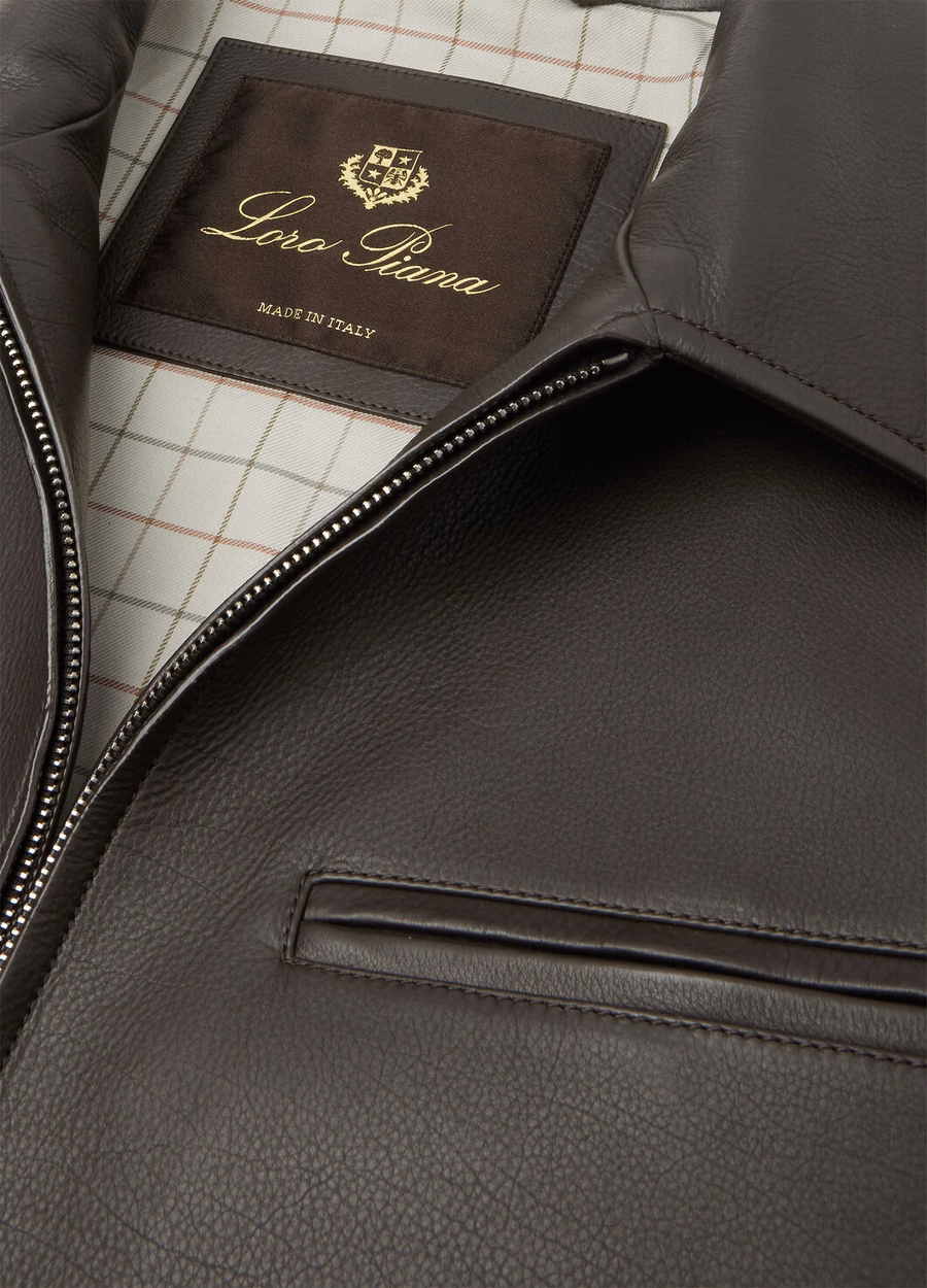 Gail Caviar Calfskin Blouson