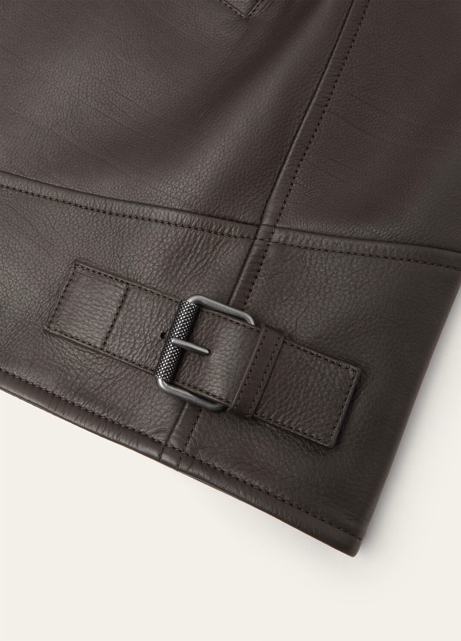 Gail Caviar Calfskin Blouson