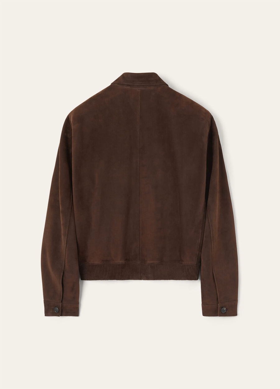 Kane Bomber Kidskin Ebony