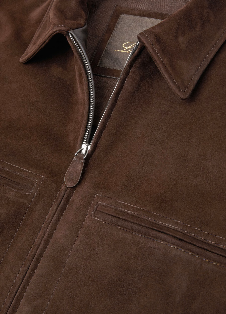 Kane Bomber Kidskin Ebony