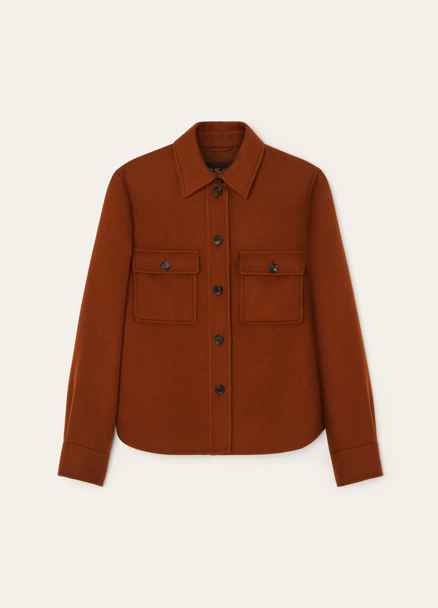 Yannis Overshirt Cashmere Sanguine Pencil