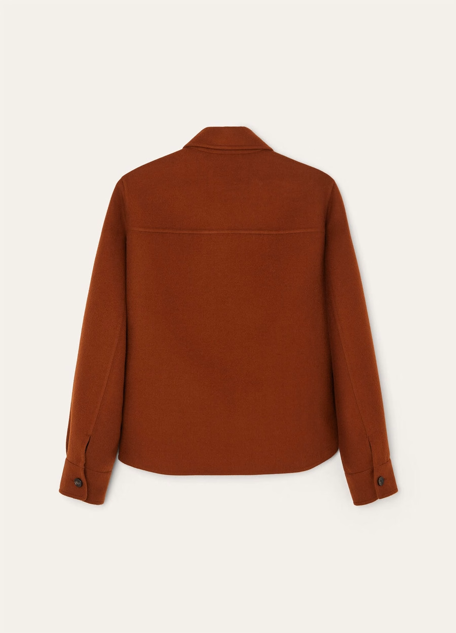 Yannis Overshirt Cashmere Sanguine Pencil