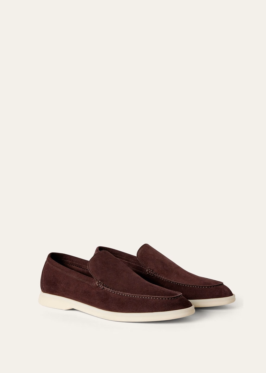 Summer Walk Loafer Suede Amarone