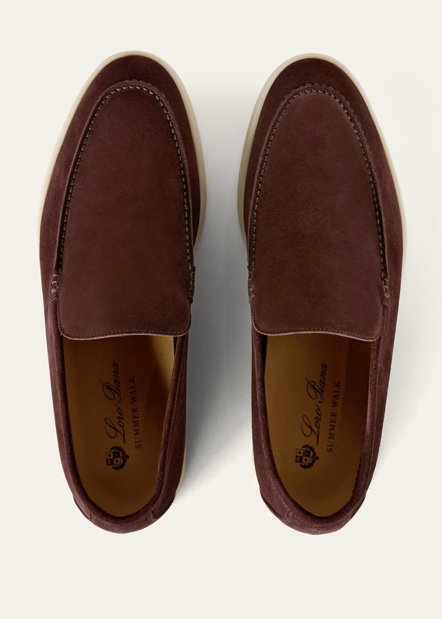 Summer Walk Loafer Suede Amarone
