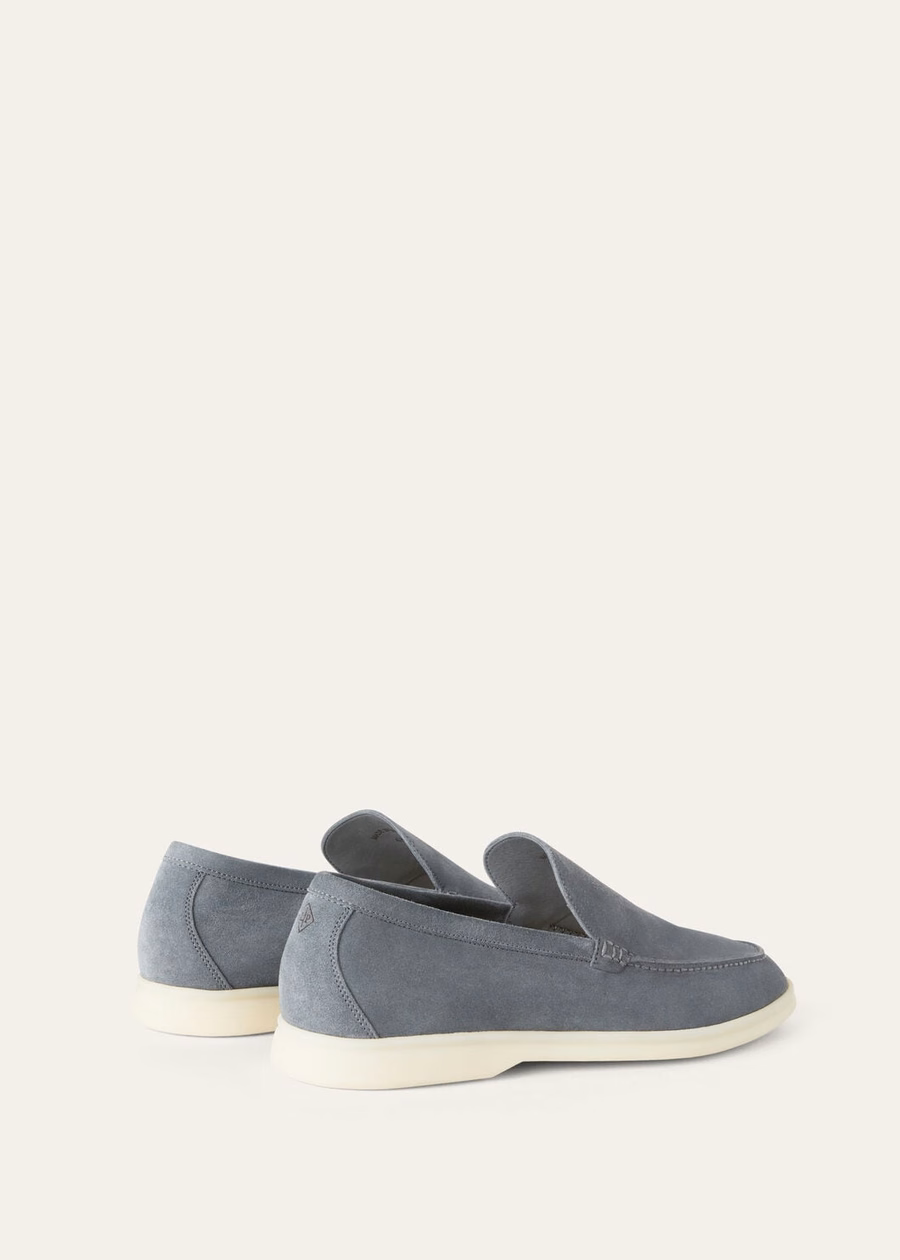 Summer Walk Loafer Suede Frozen Blue