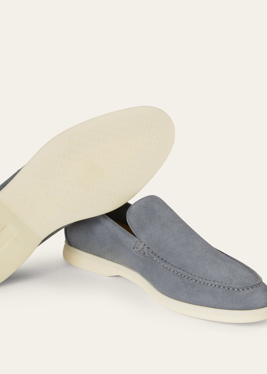 Summer Walk Loafer Suede Frozen Blue