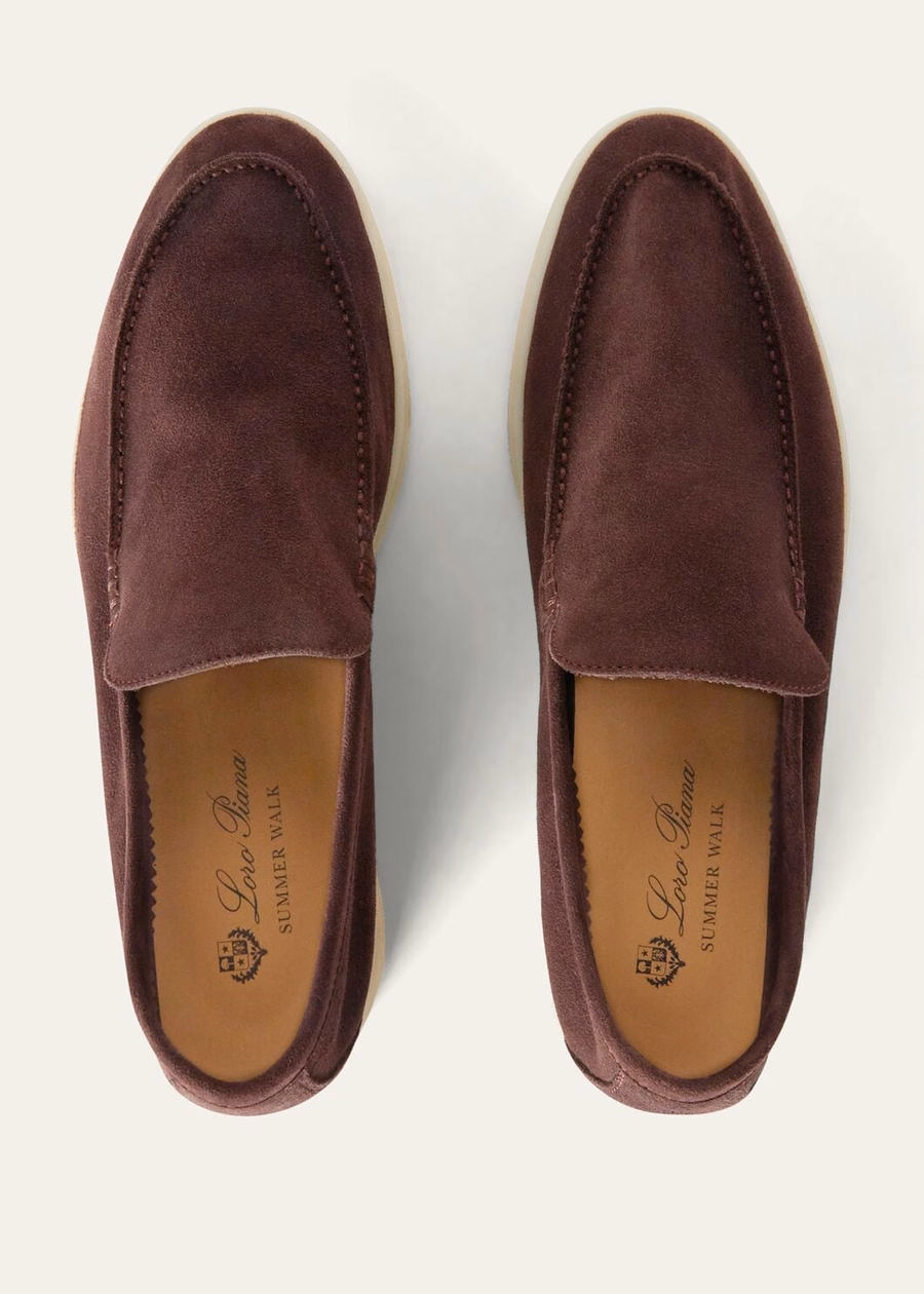 Summer Walk Loafer Suede Black Cherry